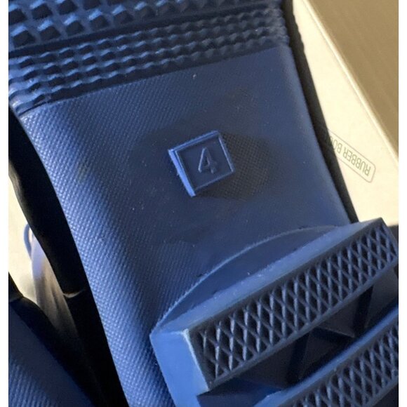 Boys Rubber Boots Waterproof M&B Moneysworth & Best Size 4 Tall Gloss Blue - Picture 4 of 12